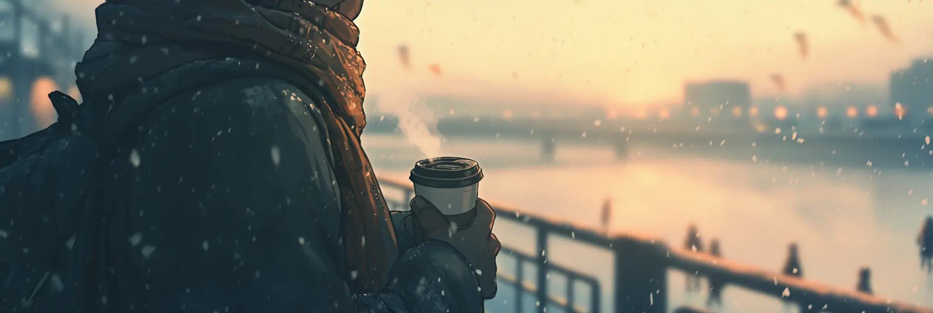 年终总结_汉江边的孩童与风筝